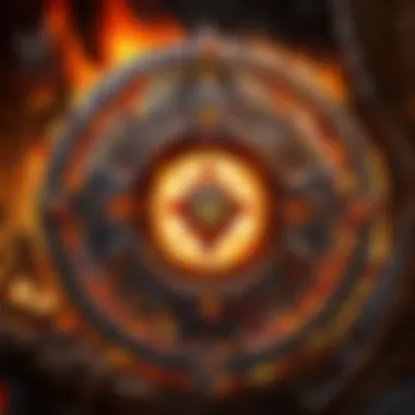 Intricate Runes Enhancing the Power of the Fire Eye Ancient Runes Illuminating the Fire Eye