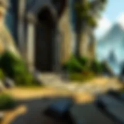 A breathtaking landscape showcasing the new regions in World of Warcraft