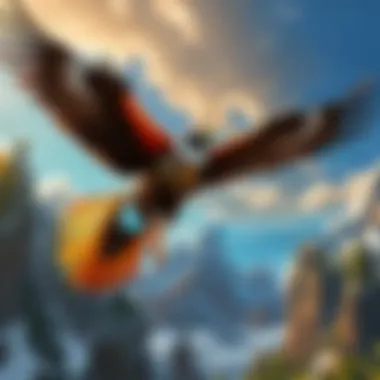 Graceful Soar: The Majesty of Avian Wingspan Majestic Avian Wingspan in Flight