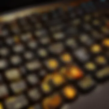 Enhanced Visibility with Backlit Keys in Laptop-Style Keyboard Backlit keys in laptop-style keyboard for enhanced visibility