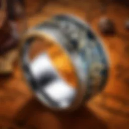 Ancient Runes Engraved on Bind Ring