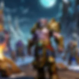 Illustration of World of Warcraft Classic community gathering
