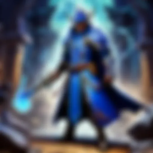 Mystical Blue Mage Artwork