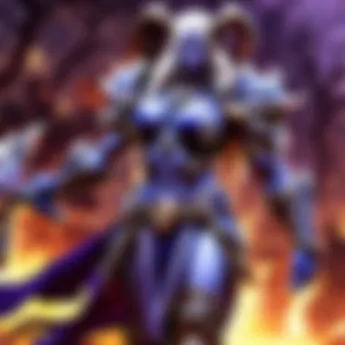 Fierce Draenei Warrior in Battle