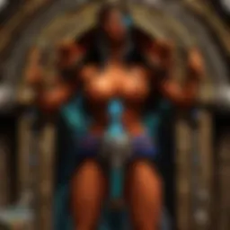 Captura de pantalla de un entorno épico en World of Warcraft