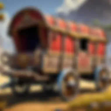 Forgotten Relic of an Ancient Caravan Wagon Ancient Caravan Wagon in Ruins