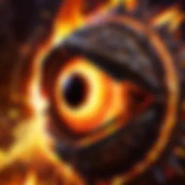 Celestial Illumination Enhancing the Fire Eye's Aura Celestial Lights Bathing the Fire Eye