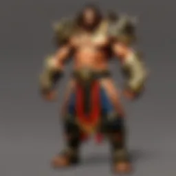 A vibrant depiction of various character classes in World of Warcraft