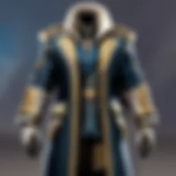 Elegant coat check area in a high-end venue