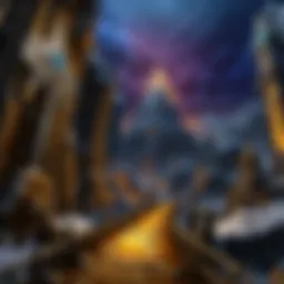 A detailed map showcasing the various routes for silver mining in World of Warcraft.