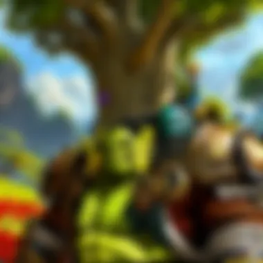 Exploring the World of Warcraft Universe Digital map showcasing various locations and quests in the game
