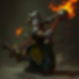 An illustration showcasing the DK Hot Mop ability in action during gameplay