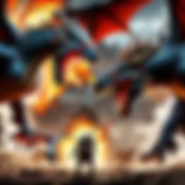 Epic Clash: Warriors Facing Off Against a Dragon Dragon Battle