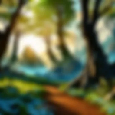 Enchanted Forest Realm Enchanted Forest Environment SFX in World of Warcraft