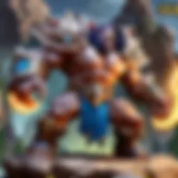 Enchanted Stone Protector in Battle