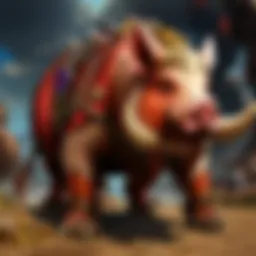 A majestic hog in the Warcraft universe