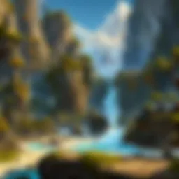 A breathtaking landscape of Azeroth showcasing diverse terrains.