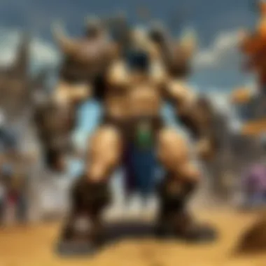 Legendary World of Warcraft Battle Epic battle scene illustration