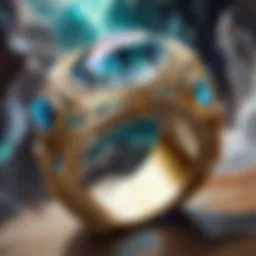 Ethereal Crystal-infused Spiritual Ring