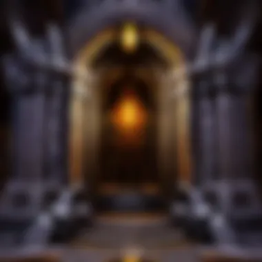 Otherworldly Sanctum of Dark Rites Ethereal Ritual Chamber