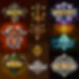 Iconic World of Warcraft logo showcasing its evolution