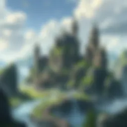 Epic landscape of the new expansion