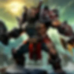 Warrior facing a formidable raid boss in WoW