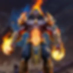 A fiery explosion representing fire elemental spells.