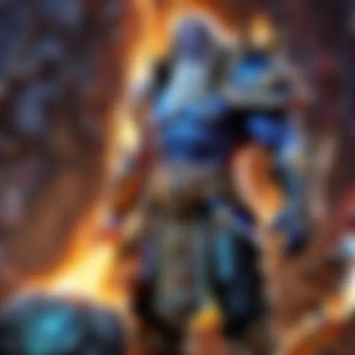 A montage of iconic spells and abilities from various RTS games.