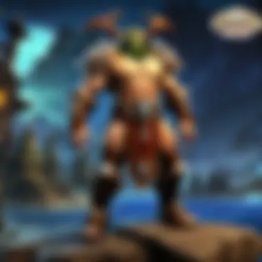 Effective Leveling Strategies in WoW Player engaging with leveling strategies