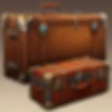Various types of luggage showcasing their unique designs and features