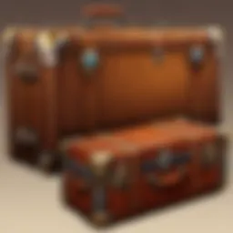 Various types of luggage showcasing their unique designs and features