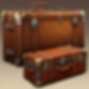 Various types of luggage showcasing their unique designs and features