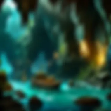 Mysterious Underwater Cavern