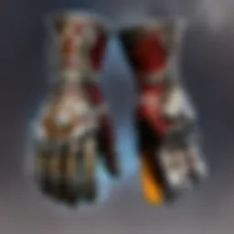 Detailed view of Renegade Keeper Gloves showcasing intricate design