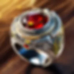 Intricate design of a royal essence ring