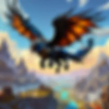 An eerie but captivating flying mount representing the themes of the Shadowlands