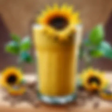 Energy-Boosting Smoothie Infused with Sunflower Seeds Sunflower Seeds Infused Energy Smoothie