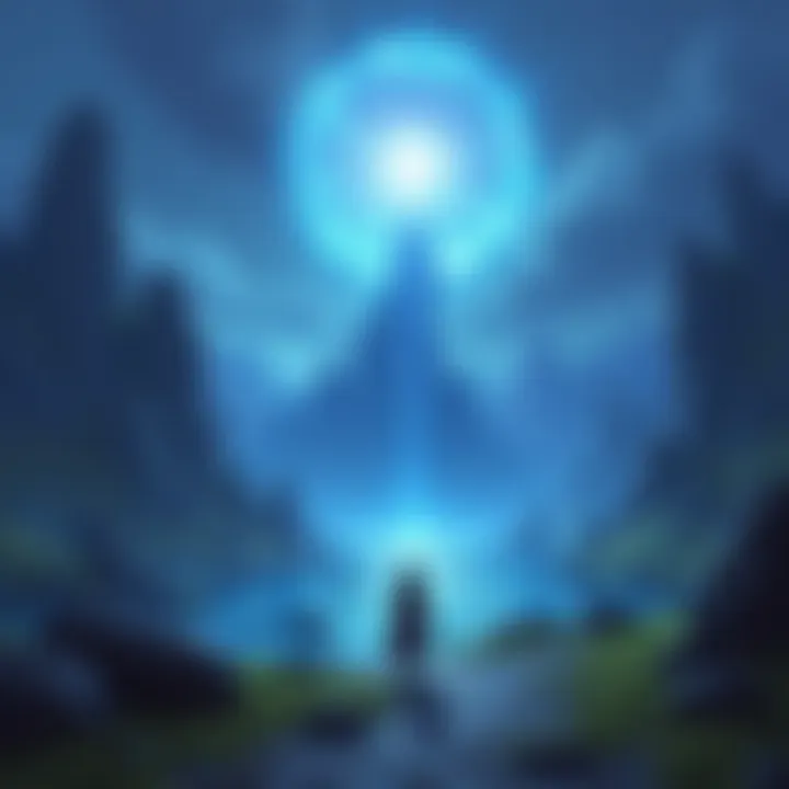 A mystical landscape representing the spirit realm in World of Warcraft.