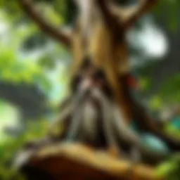 A serene forest representing the essence of nature