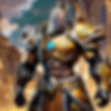 Mystical Paladin wielding a sword and shield