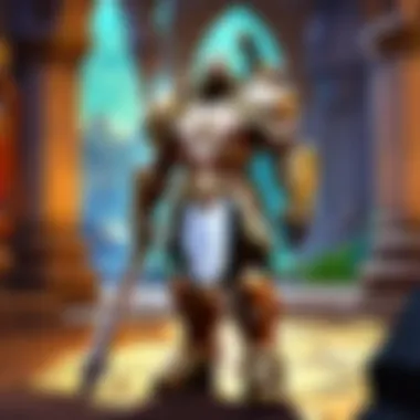 Paladin's Magical Quest Paladin on a quest in a magical forest