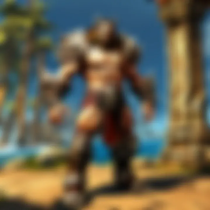 A close-up of a player interacting with the in-game community features