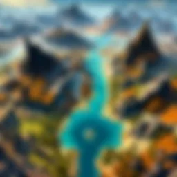 Aerial view of the Shadowlands realms