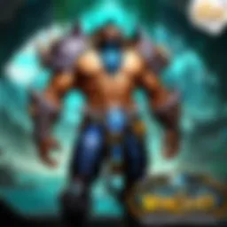Character customization in WoW mobile game