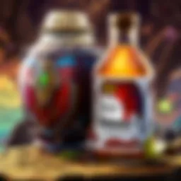 A detailed look at the Acid Potion’s vibrant color and texture