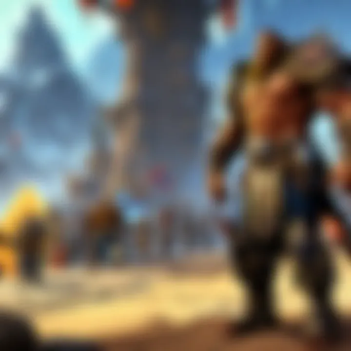An engaging guild meeting within a game illustrating community dynamics