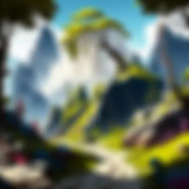 Stunning Landscapes of Pandalin A panoramic view of Pandalin showcasing its majestic landscapes and architectural details