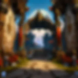 A captivating landscape from the latest World of Warcraft expansion