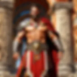 A breathtaking view of the Colosseum in Rome at sunset